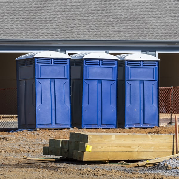 how often are the portable toilets cleaned and serviced during a rental period in Dugway